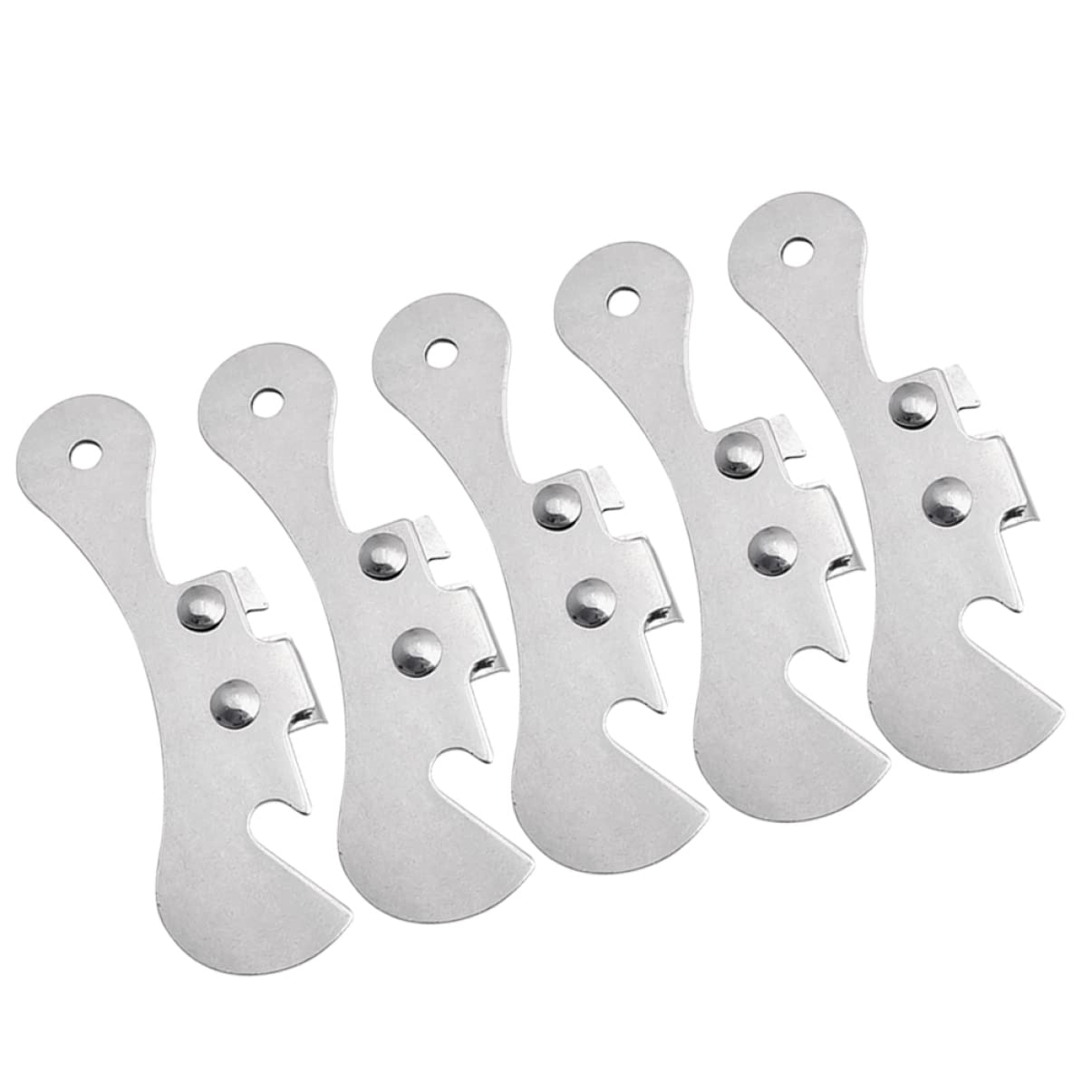 Cabilock 3 Set Apriscatole Manuale Professionale Acciaio Inossidabile Per Lattine E Bottiglie Utensile Ristoranti E Attività All Aperto 5 Pezzi * 3