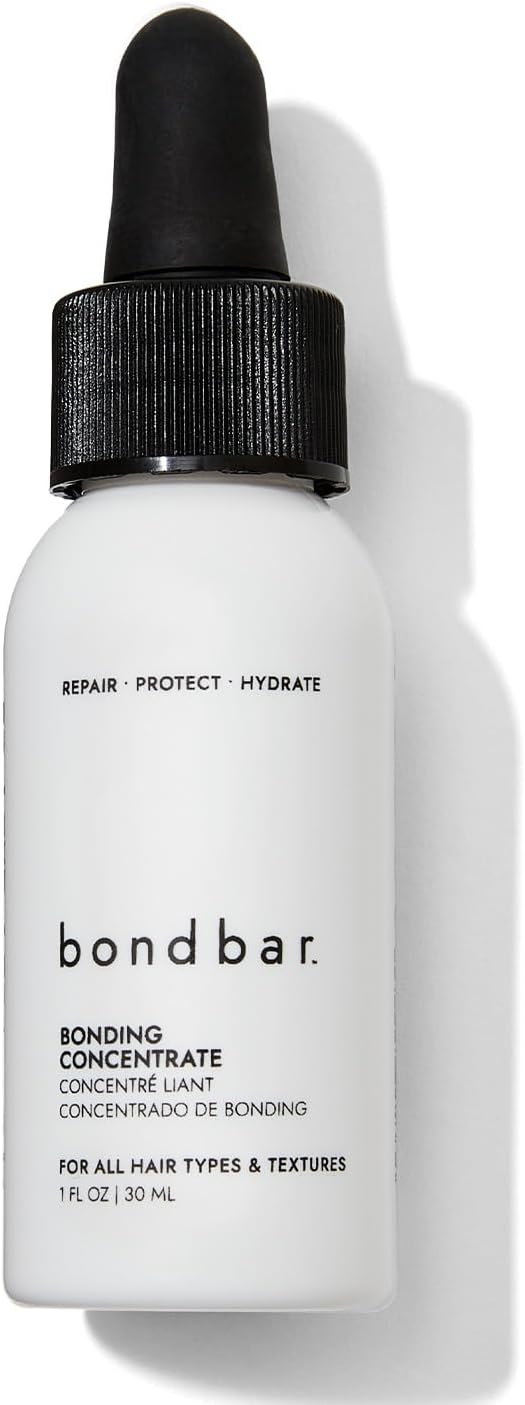 Bonding Concentrate, Visibly Increases Shine and Minimizes Flyaways, Heat Protectant up to 450 Degrees, Repairs, Vegan, CrueltyFree, 1 Fl. Oz.