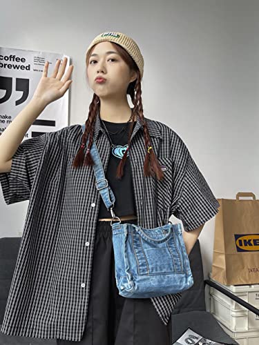 Tote Bag Women Denim Hobo Bag Satchel Bag College Bag Shoulder Bag Crossbody Bags Messenger Bag Tote Handbag 2023 #TOP2