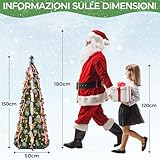 Zoom IMG-1 liferun 150cm albero di natale Zoom IMG-1 liferun 150cm albero di natale
