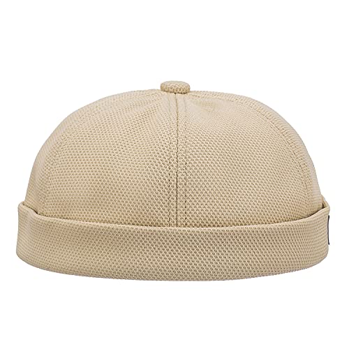 Image of CLAPE Watch Cap Work Beanie Corduroy Docker Leon Brimless Hat Rolled Cuff Harbour Hat
