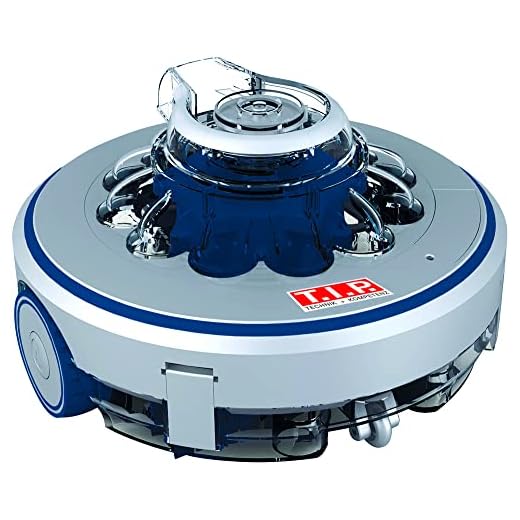 TIP Batería para Piscina Robot Sweeper 3600 (Limpieza del Suelo para Piscinas de 50 m³), Color Gris y Azul (30453)