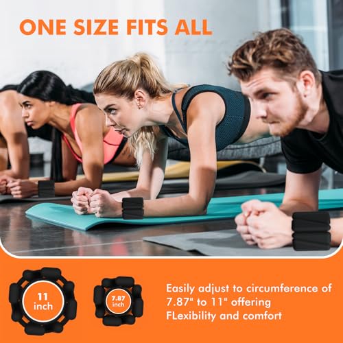 Image of Wrist Weights, Ankle Weights for Women Men, Adjustable Wrist Weighted Bracelet for Home Gym Workout, Running, Yoga, Exercise, Strength Training