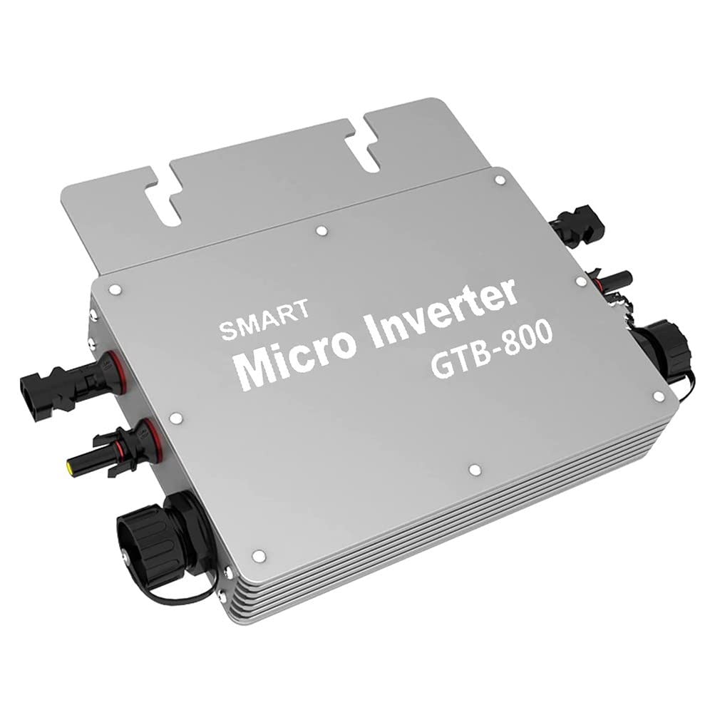 600W/700W/800W Micro-Onduleur Solaire Grid Tie Micro Onduleur Smart Micro Inverter 110V/220V WiFi Solar Grid Inverter Ip65 ImperméAble MPPT Grid Tie Inverter Efficacité 99,5%