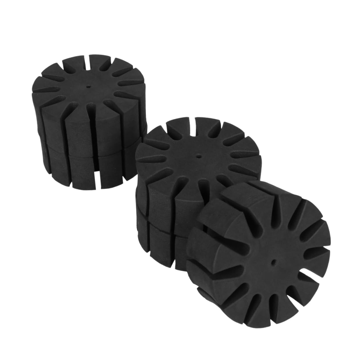 Kisangel Eva Sponge Arrow Storage Rack 5 Arrow Round Rack Arrow Holder Separator Archery Accessories Black