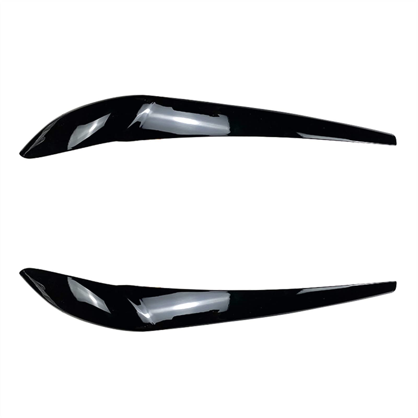 Car Modeling Accessories Headlight Eyelids Eyebrows Decorate Sticker for X3 F25 X4 F26 2014 2015-2018(Gloss Black)