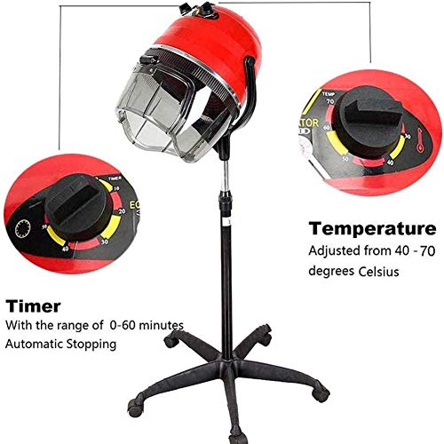 WRQ Droogkap, 1100 W, zwenkbaar, in hoogte verstelbaar, professionele haardroogkap, haarkleur, processor, versneller voor kapsalon - Image 4