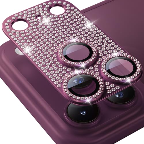 Image of Hoerrye for Phone 18 Pro Max Camera Lens Protector - Bling Diamond