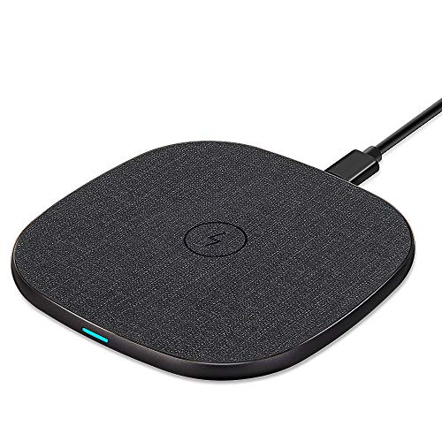 Qi Wireless Charging Pad-Evershop10W Fast Wireless Charger for Samsung S10 S9 Plus S8 S7 Note 8/Huawei Mate 20 Pro/P30 Pro/,7.5W for iPhone X XR 8 Plus and other Qi-enable Phones