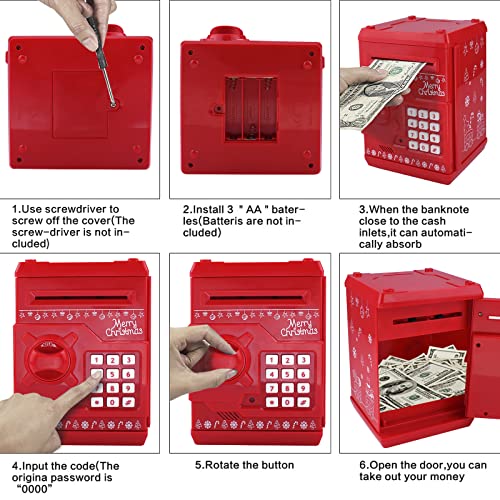 HUSAN Salvadanaio Elettronico per Bambini