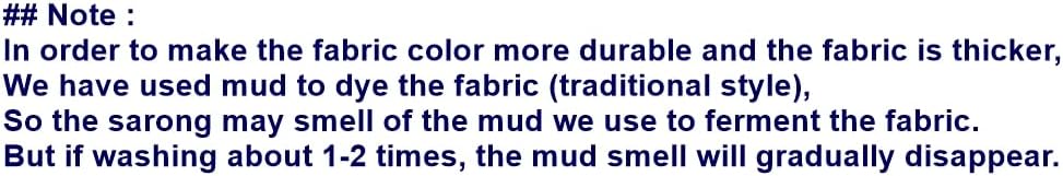 Sarong Free Size Cotton Printed Pink Fashion Ladies Clothing Long Wrap Skirt Womens Thai Traditional Striped High Waist Boho Skirts Formal Tie, Green, 34 Long - Image 8