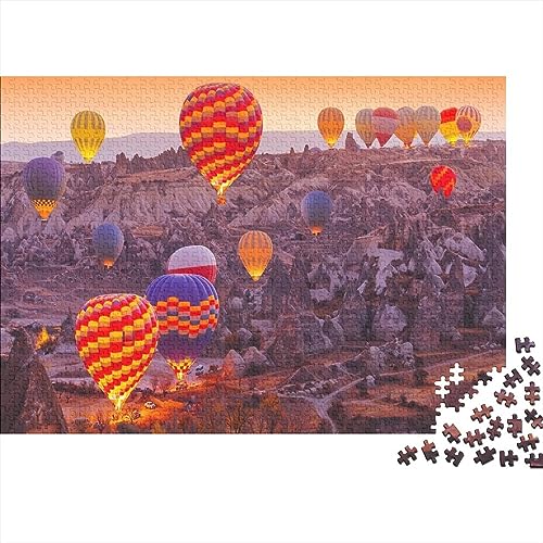 Puzzle hot air balloon 1000pcs une activité en famille pour animer vos soirées
