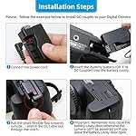 Glorich-ACK-E8-replacement-AC-Power-AdapterCharger-kit-for-Canon-EOS-Rebel-T5iT4iT3iT2i700D650D600D550DKiss-X6Kiss-X5Kiss-X4-DSLR-CamerasBlackPack-of-1