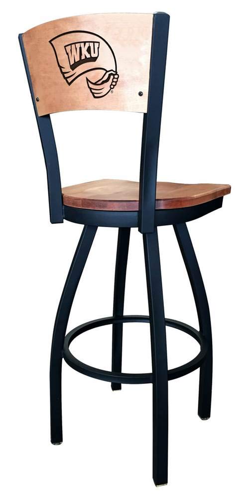 Holland Bar Stool Co. Maple Counter Stool in Natural Finish with Oklahoma Seat by The