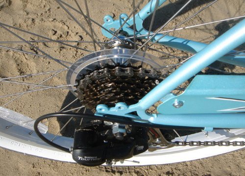 Firmstrong Urban Lady 3-Speed Beach Cruiser Bicycle, Baby Blue, 15.5 Inch/Large, (15232) #TOP3