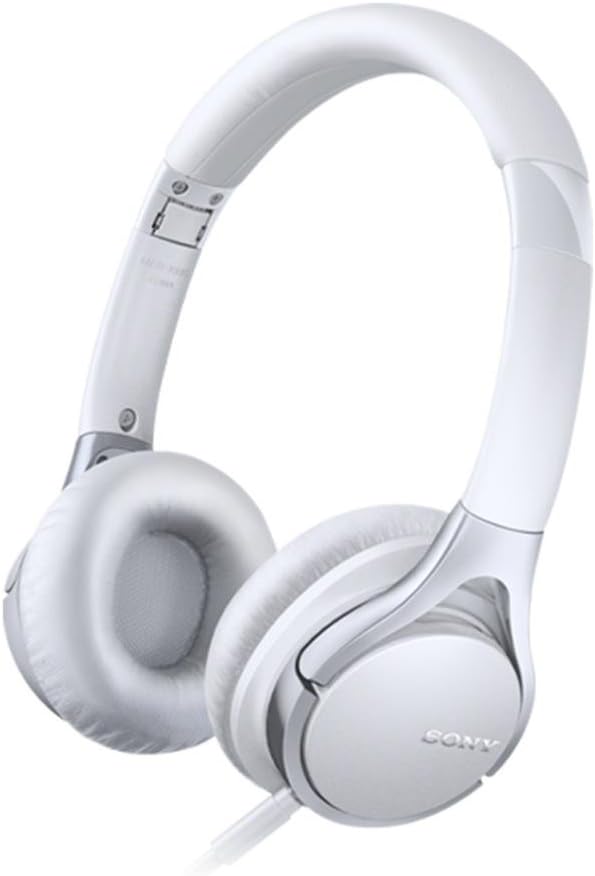 Sony MDR10RC Overhead Lightweight Folding Headphones - White