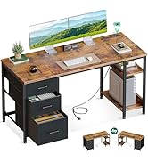 Amazon | AODK パソコンデスク ゲーミングデスク 引き出し&キーボード