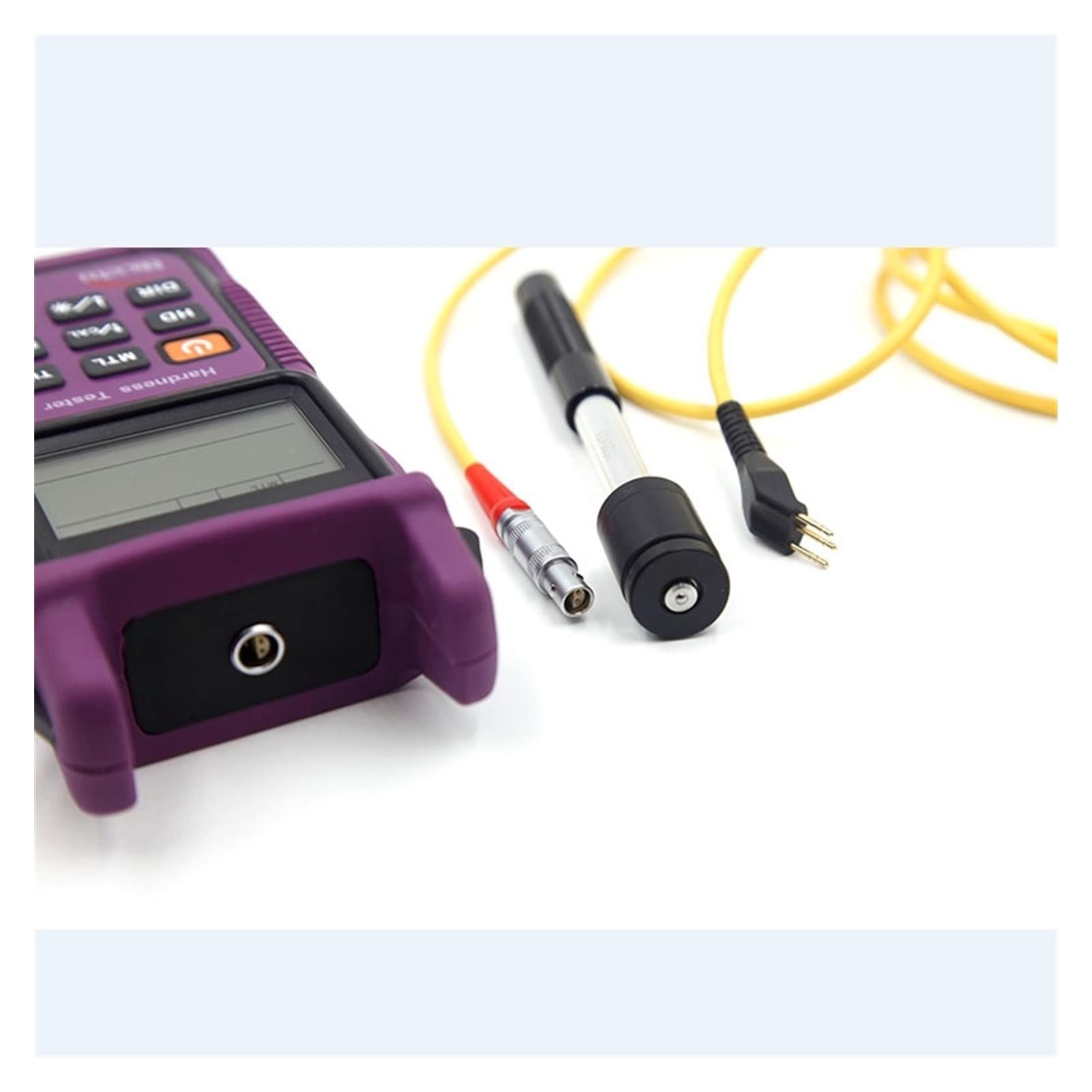 Twardościomierz, Portable Rebound Leeb Twardość Miernik Tester Durometr do metalowej stali Brinell LCD DI-Cyfrowy miernik twardości HT-1800