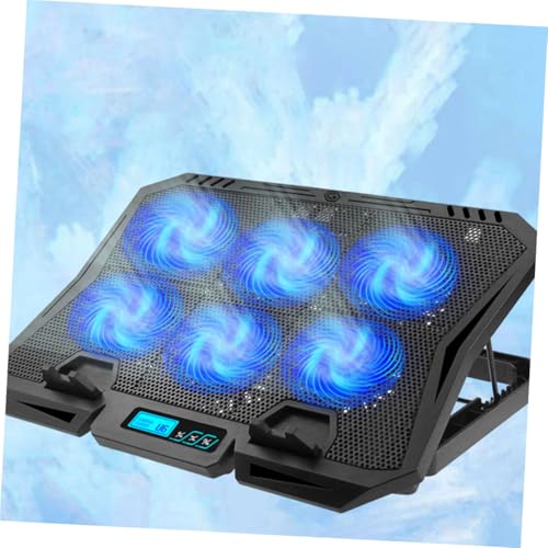 Base para portátil con ventilador silencioso y altura ajustable miniatura 7