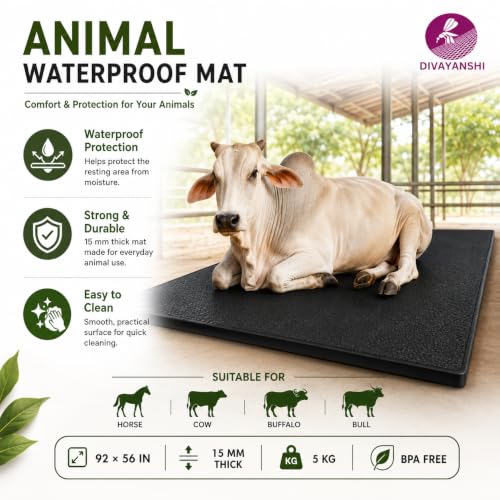 DIVAYANSHI Store DIVAYANSHI Animal Feeding Mat 92x56 Inch, 15mm, 5Kg, - Image 3