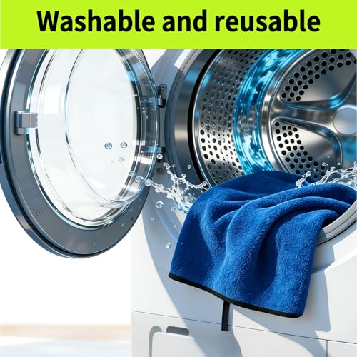 Image of Leader Accessories Waterproof One Towel Seat Cover for Car Truck Front Seat Deep Blue Machine Washable - After The Gym, Runs, Swimming | Universal Non-Slip, Fits Car Truck SUV, Machine Washable, For Dog & Kid, Pets, Yoga, Gym, Beach, Swimming, Outdoor Sports