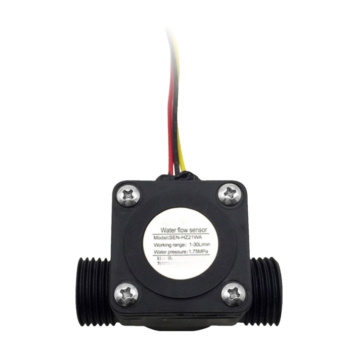 Sensor de flujo de agua digital con señal de pulso para caudalímetro y proyectos 2