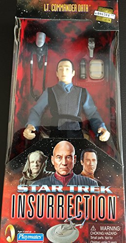 Star Trek: Insurrection! Lt. Commander Data, Classic Edition, 9" Poseable Action Figure on the Ba'Hu Homeworld