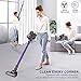 Cordless Vacuum, ONSON Cordless Stick Vacuum Cleaner, 250W Powerful Cleaning Lightweight 2 in 1 Handheld Vacuum with Rechargeable Lithium Ion Battery