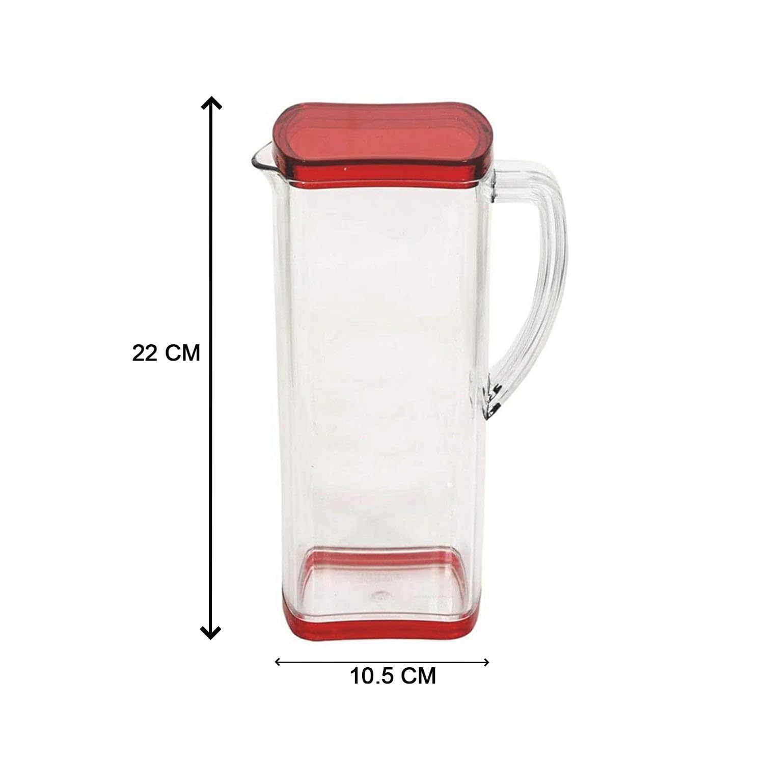 ALVERSAL 2000ML Square JUG for Carrying Water and Types of JUICES and Beverages and All. 3