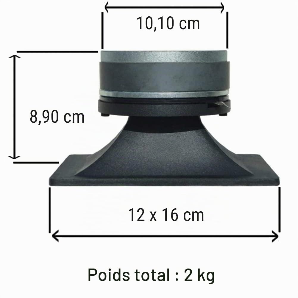 1 MASTER AUDIO BST300 Driver Tweeter à Compression 12 x 16 cm 350 Watt rms et 700 Watt Max Disco Party impédance 4 ohms sensibilité 112 DB spl Voiture, 1 pièce