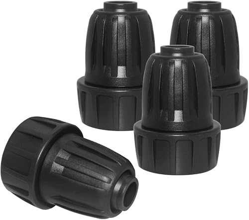 Hooshing 4PCS 1/2 Inch Drip Irrigation Tubing to Faucet/Garden Hose Adapter