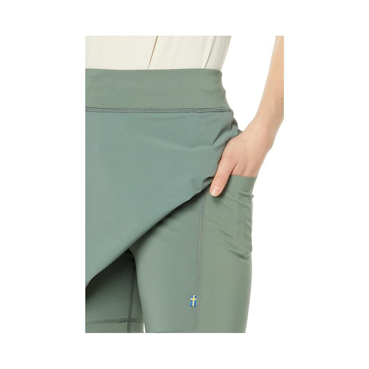 Fjällräven Abisko Midsummer Skort Damen Wanderrock Outdoorrock schwarz schwarz