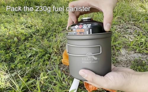 Image of TOAKS Titanium 1100ml Pot with Pan