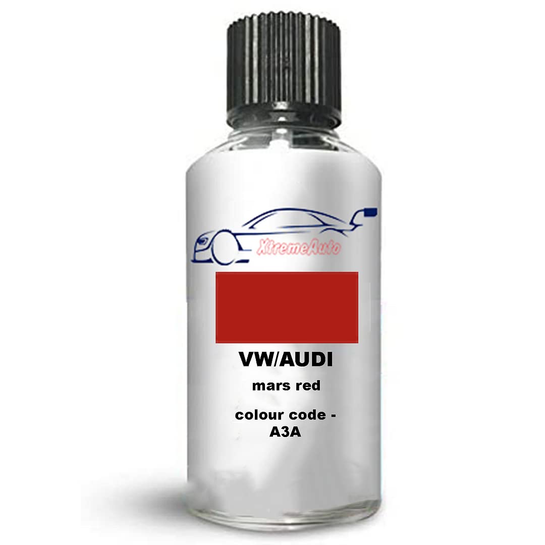 Xtremeauto Touch Up Paint For Volkswagen/Vw Polo Mars Red A3A 1982-1988 30Ml Direct Appliance Chip Scuff Mark Scratch