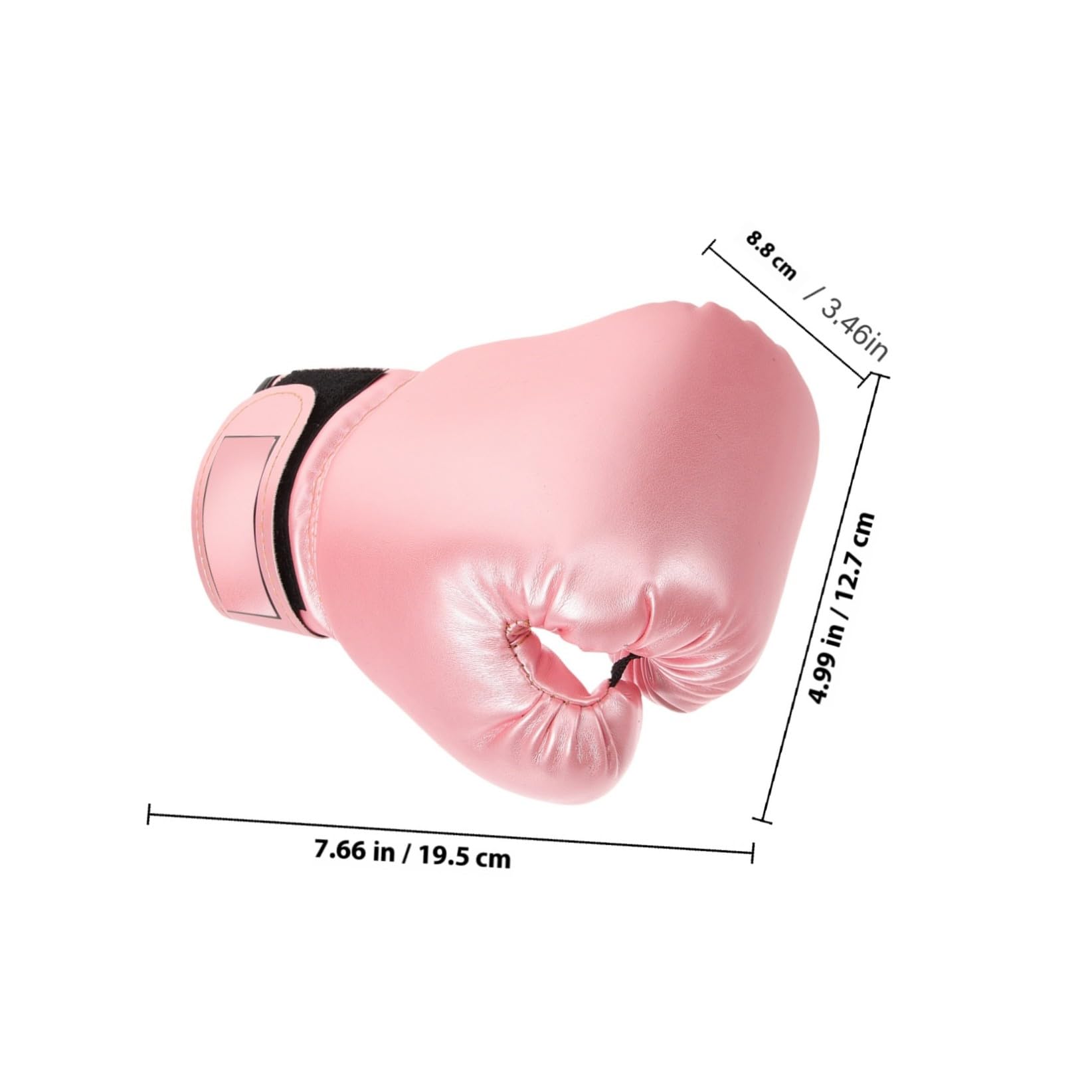 Kisangel 1paio Guantoni Boxe Per Sparring Regolabili Pu Imbottitura Per Kickboxing e Thai Per Allenamento e Sport Combattimento Rosa