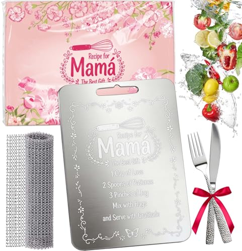 Tabla De Cortar De Titanio Puro Doble Cara Para Cocina, Regalo Personalizado Para Mamá miniatura 1
