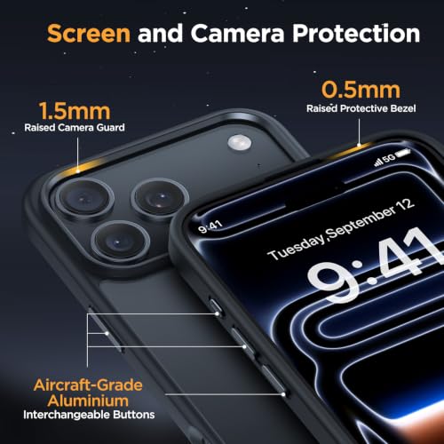 Image of Miracase Sleeve Case for Translucent 18 Pro Max, Black