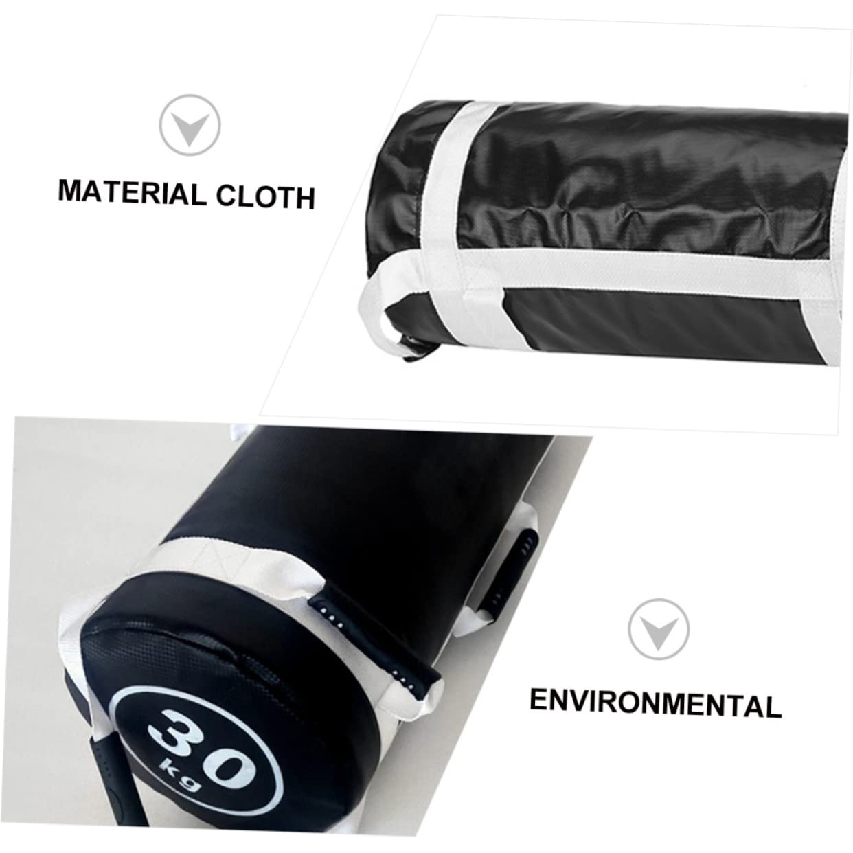 Yardwe Bolsa de Entrenamiento Fitness con Asas Saco de Rellenable de Duradero para Ejercicios de y Resistencia Gimnasio y