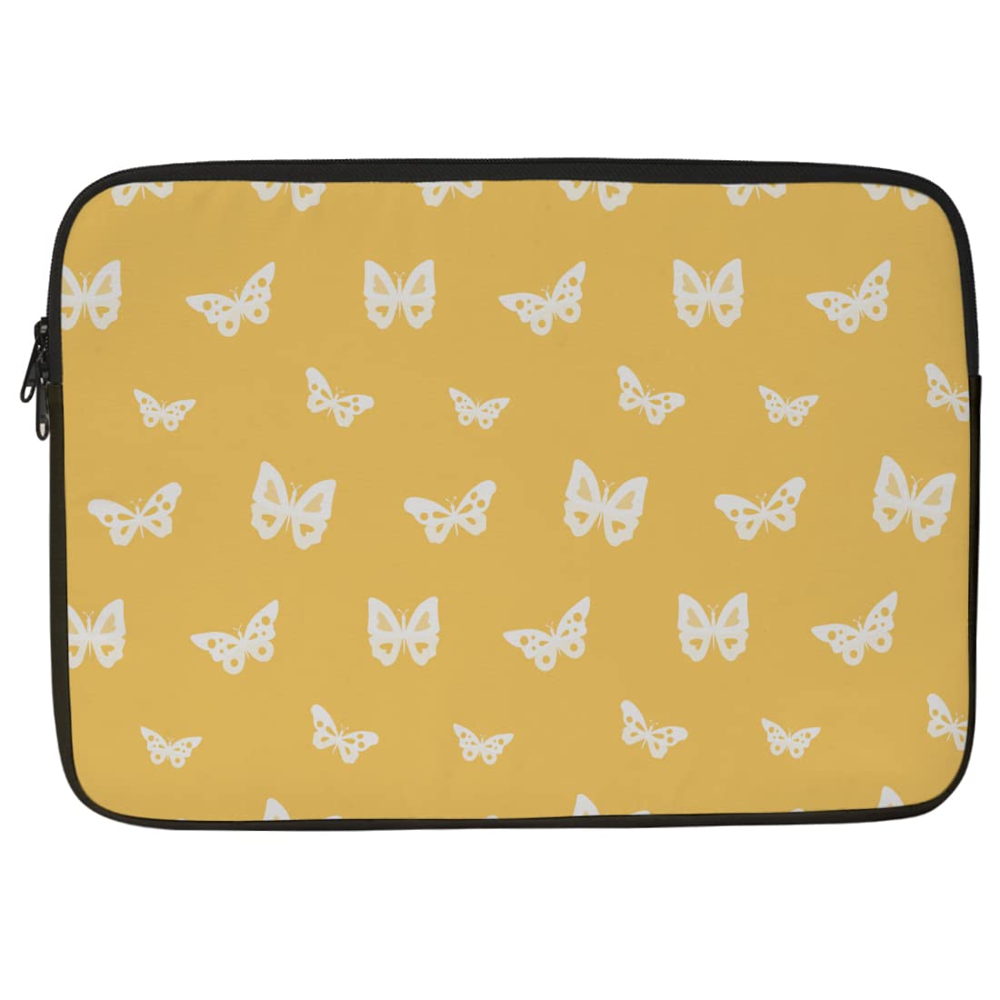 Crazyify Butterfly Printed Laptop Sleeve/Laptop Case Cover/Laptop Bag 15.6 inch with Shockproof & Waterproof Linen On All Inner Sides | MacBook/Laptop Sleeve for Men & Women (B0B49NJ14G) Amazon Price History, Amazon Price Tracker