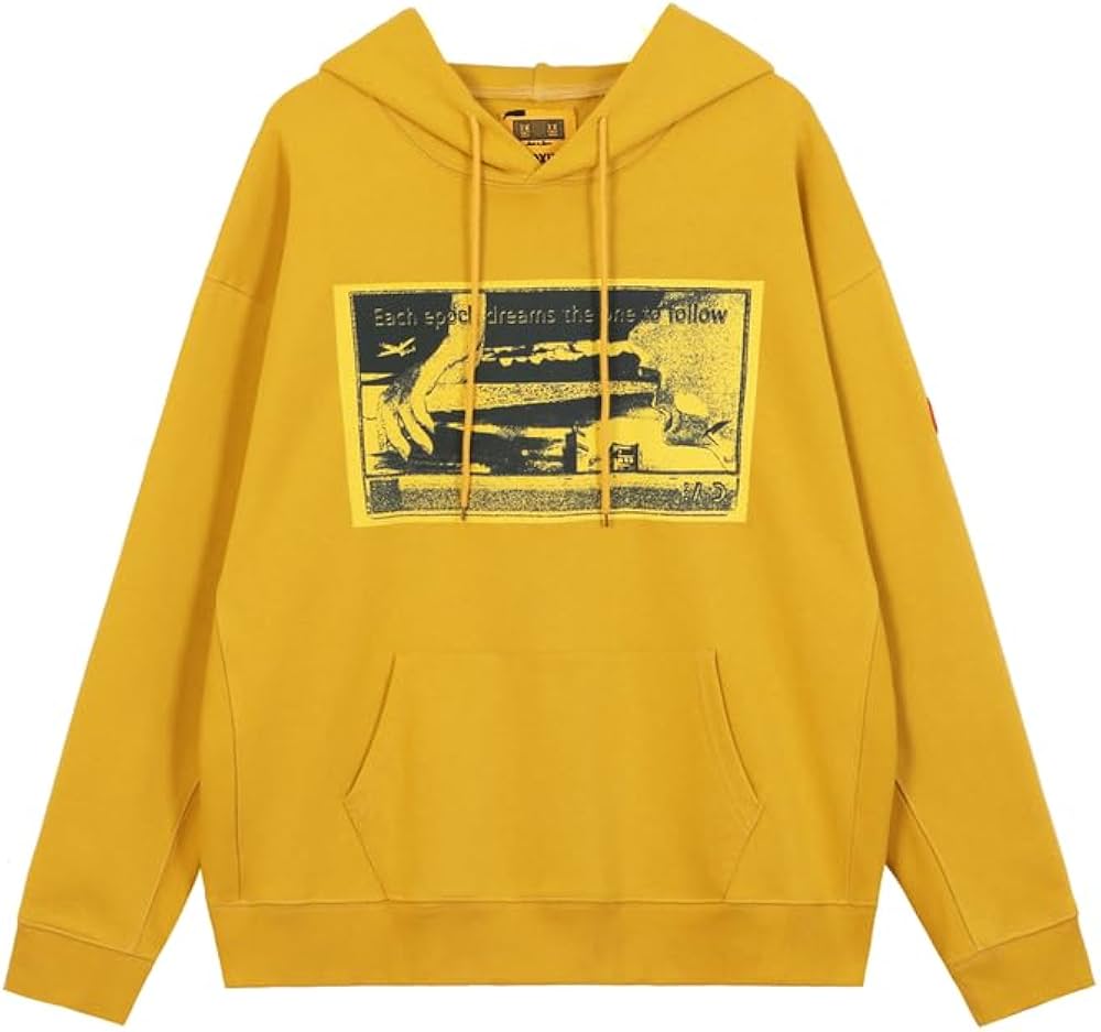 Batik Yellow CAVEMPT C.E Hoodie Men Woman 1:1 Vintage Sweatshirts