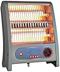 USHA (3002) 800-Watt Quartz Room Heater with Overheating Protection (Grey )