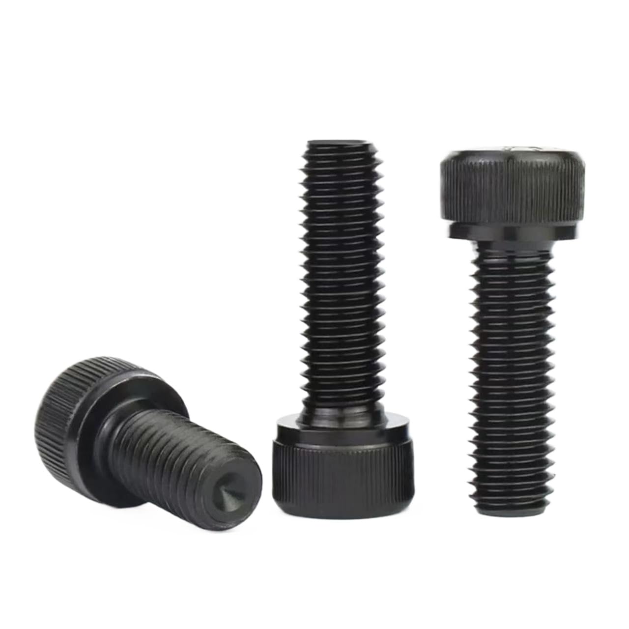 Tornillos cilíndricos negros de rosca fina 12,9 M14 – M24 (M24 x 1,5 x 130