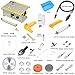 110V Jewelry Rock Saw, 0-10000r/min Wet Saw Lapidary with Flexible Shaft for Rock Cutting，Lapidary Equipment for Grinder Polishing Cutting Machine, Left Benchtop