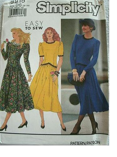 Patron robe Simplicity 9915 pour coudre votre tenue d été