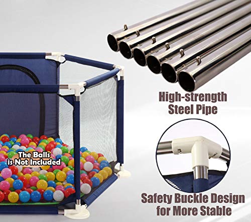 image for KINGBO Baby Play Yard / Ball Pits / Baby Playpen / Fence for Baby, 15 