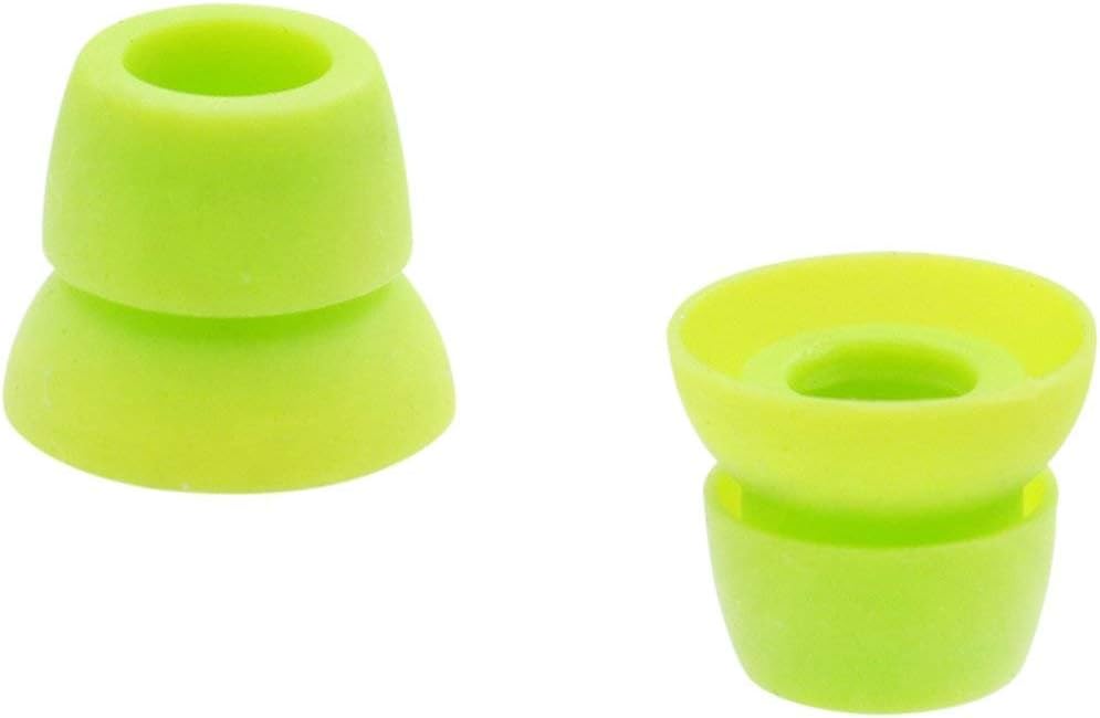 ALXCD ALXCD Ear Tips for PB3 Powerbeats 3 Headphone, SML 3 Sizes 6 Pair Silicone Replacement Earbud Tips & 2 Pair Double Flange Ear Tips, Fit for Beats Powerbeats2 Pb3 [8 Pair](Green)