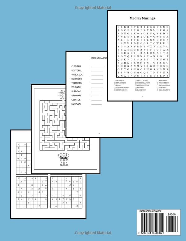 Six---Seven 6---7 The Big Activity Book for Kids: +750 Word search,+750 Wordscramble,+20 Suduko Games,+12 Maze Games,activity book for boy,girls, stocking stuffers teenagers image 3
