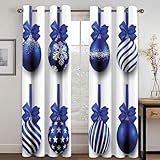 【Taille du rideau】 Les rideaux occultants comprennent 2 panneaux. Chaque panneau de rideau mesure 117x230cm. La taille totale est de 234x230cm (largeur x hauteur).