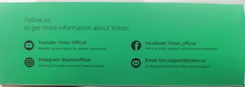 Miniatura 11 de YOTON Monitor de bebé sin WiFi, cámara de monitor de bebé de 4.3 pulgadas con zoom 4X, cable de carga USB-C de 5.9 ft, visión nocturna infrarroja,