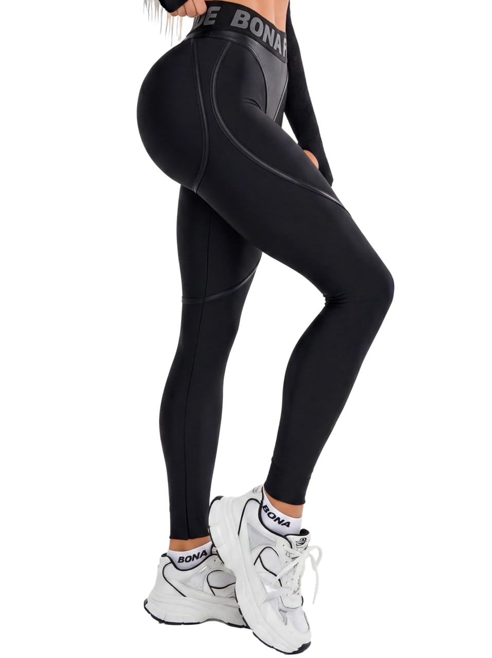 Bona Fide Butt Lifting Leggings for Women - Scrunch Butt Leggings High Waisted Tummy Control - Gym Workout Yoga Pants